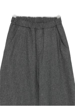 grey cotton trousers DOUUOD KIDS | DX6A90I0296808